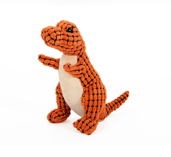Dinosaur Plush Chew Toy for Large Dogs