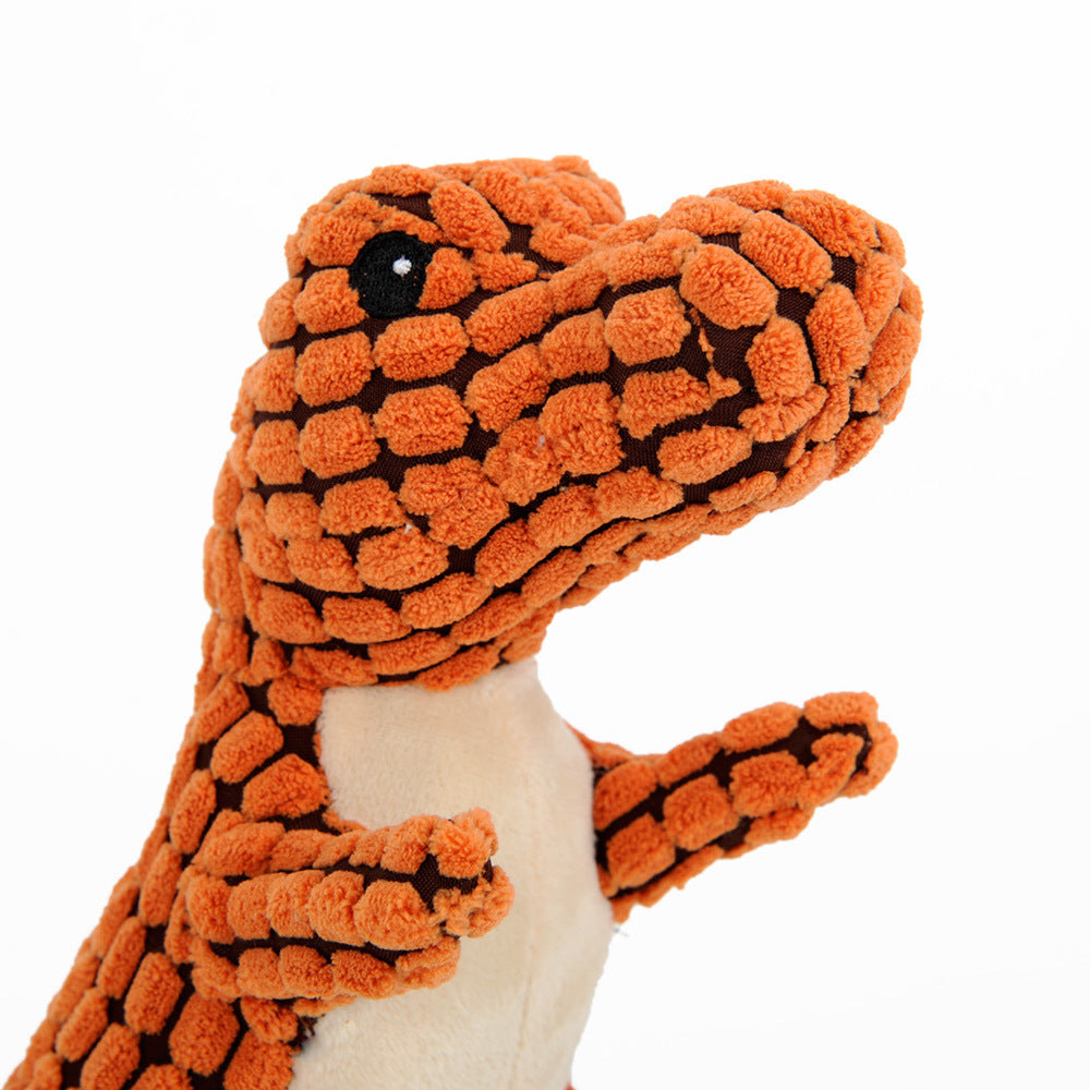 Dinosaur Plush Chew Toy for Large Dogs
